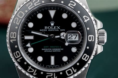 rolex gmt-master ii green hand|Rolex GMT Master oystersteel.